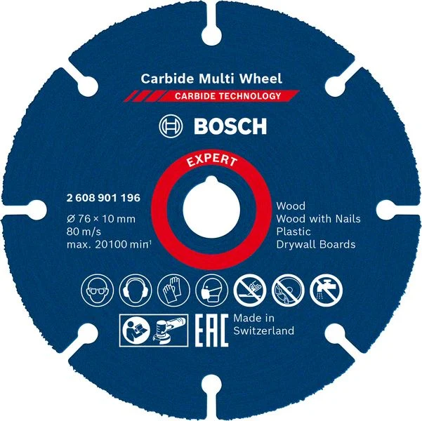 Bosch Expert Trennscheibe Carbide Multi Wheel Ø 76x10 mm (2608901196)