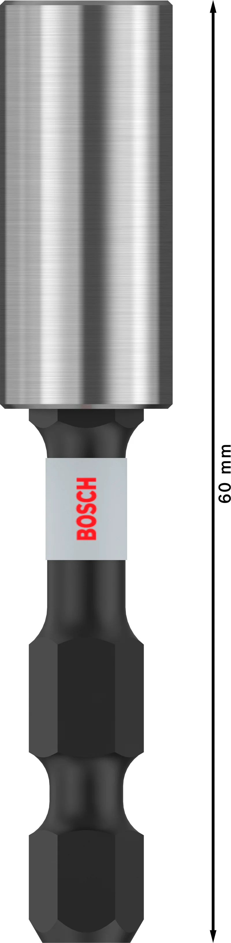 Bosch PRO Standard 1/4" Bithalter Impact 60 mm (magnetisch, geeignet für Schlagschrauber)