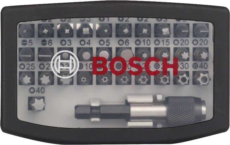 Bosch PRO Extra Hard-Schrauberbit Set (32 tlg. PH/PZ/Hex/T/TH/S in Box)
