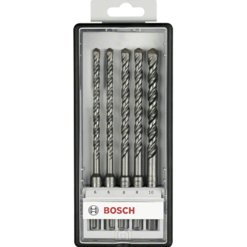 Bosch SDS plus-5 Hammerbohrer-Set, Robust Line, 5-tlg., 6–10 mm