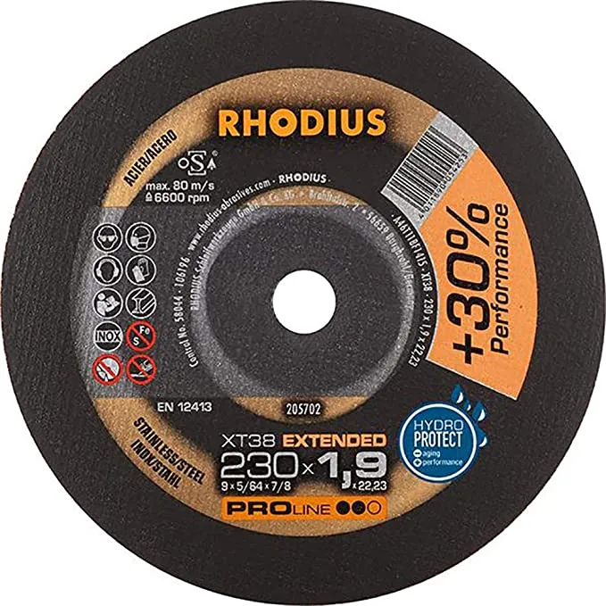 Rhodius Trennscheibe XT38 Ø 230 x 1,9 x 22,23 mm