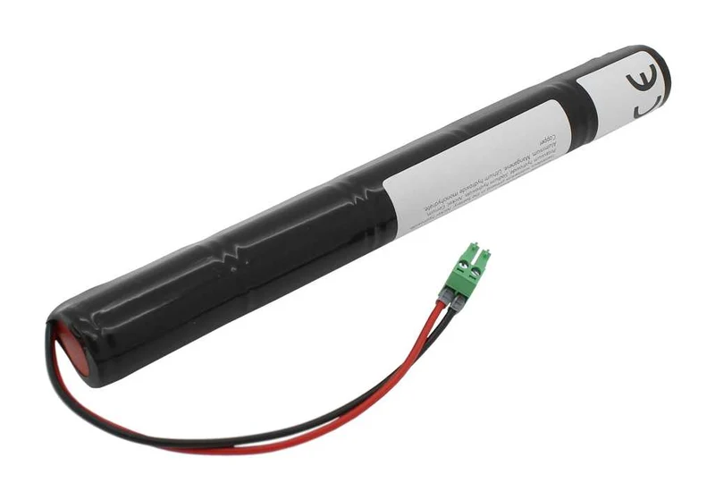 AccuCell Notleuchtenakku NiMH 6,0V 2500mAh L1x5 Sub-C mit 150mm Kabel und Stecker