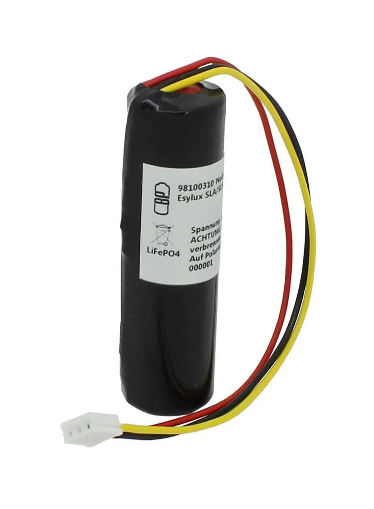 AccuCell Notleuchtenakku LiFePO4 3,2V 1400mAh ersetzt Esylux SLA/SLB Battery EN10032721