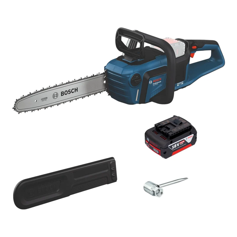 Bosch GKE 18V-40 Professional Akku Kettensäge 18 V 40 cm Brushless + 1x Akku 5,0 Ah - ohne Ladegerät