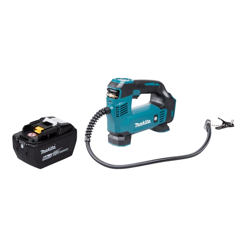 Makita DMP 180 Z Akku Kompressor 18 V 8,3 bar + 1x Akku 9,0 Ah - ohne Ladegerät