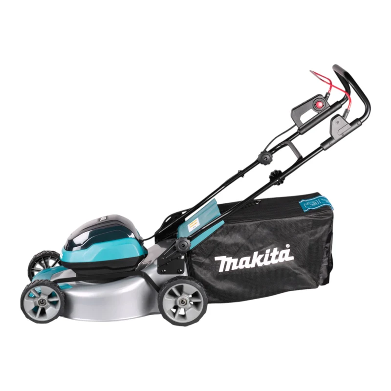 Makita DLM 466 Z Akku Rasenmäher 36 V ( 2x 18 V ) 46 cm Brushless + 2x Akku 9,0 Ah + Ladegerät