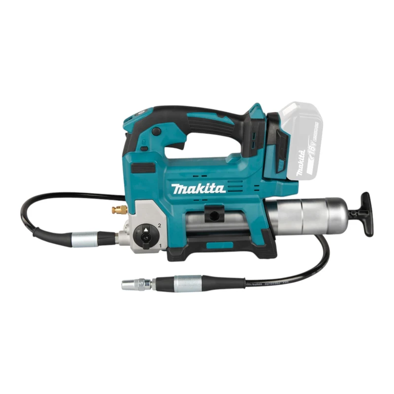 Makita DGP 180 Z Akku Fettpresse 18 V 690 bar + 1x Akku 9,0 Ah + Ladegerät