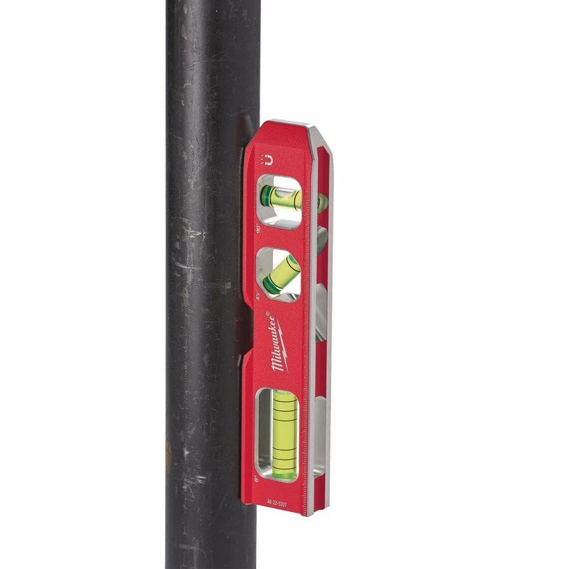 Milwaukee 17 cm lang magnetisch Wasserwaage Torpedo kompakt 45°
