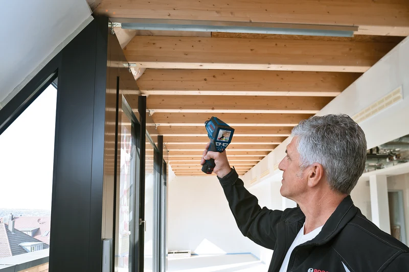 Bosch Thermodetektor GIS 1000 C, mit Akku-Adapter