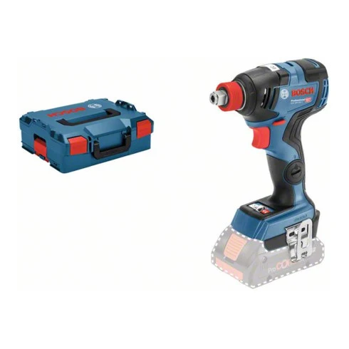 Bosch Professional GDX 18V-200 C Akku-Drehschlagschrauber 200 Nm ohne Akku/Lader in L-Boxx 136 (06019G4202)