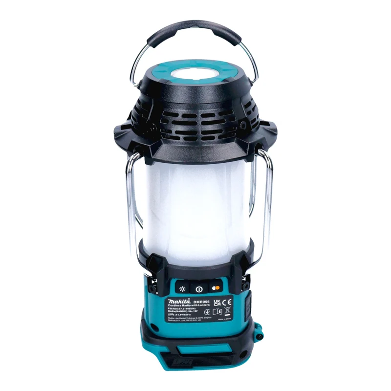 Makita DMR 056 Akku Radio 18 V FM DAB+ mit Laterne 360° Taschenlampe IP65 + 1x Akku 9,0 Ah + Ladegerät