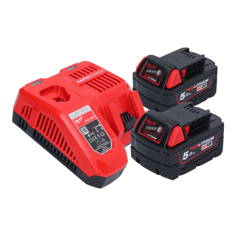 Milwaukee M18 FH-502X Akku Bohrhammer 18 V 2,5 J SDS plus Brushless + 2x Akku 5,0 Ah + Ladegerät + HD Box