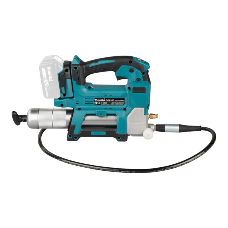 Makita DGP 180 Z Akku Fettpresse 18 V 690 bar + 2x Akku 9,0 Ah + Ladegerät