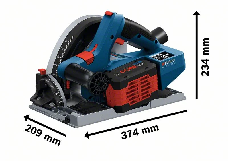 Bosch Professional GKT 18V-52 GC Akku-Tauchsäge BITURBO ohne Akku/Lader in L-oxx