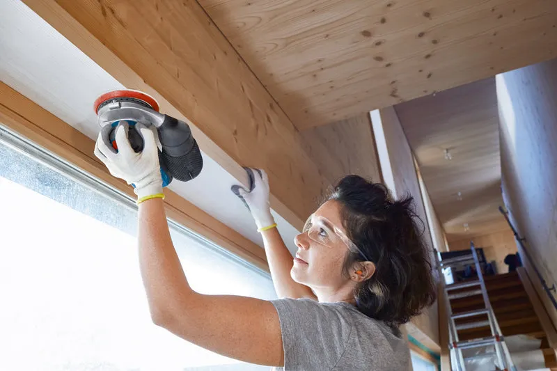Bosch Professional GEX 18V-125 Akku-Exzenterschleifer ohne Akku/Lader in L-Boxx 136