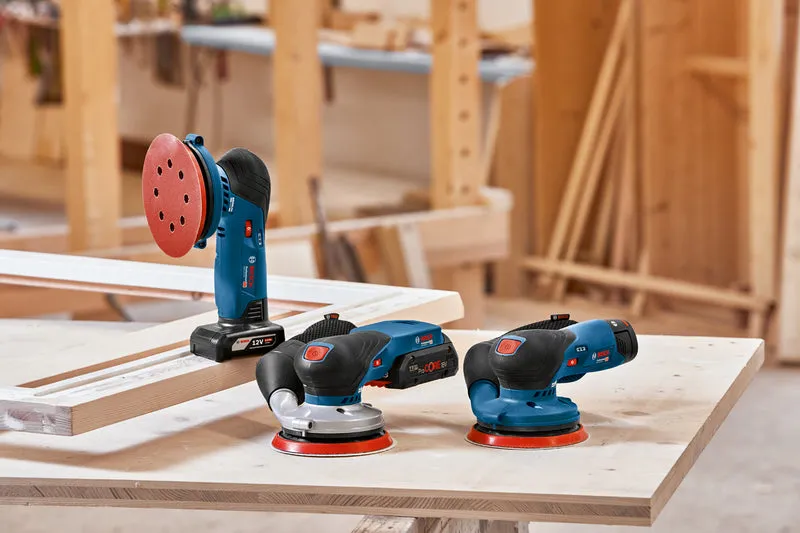 Bosch Professional GEX 18V-125 Akku-Exzenterschleifer ohne Akku/Lader in L-Boxx 136