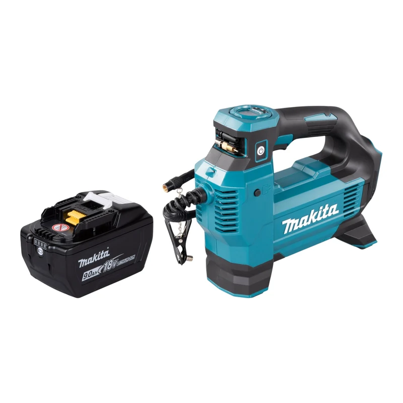 Makita DMP 181 Z Akku Kompressor 18 V 11,1 bar + 1x Akku 9,0 Ah - ohne Ladegerät