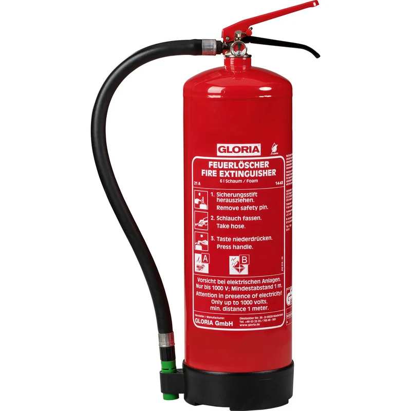 Fluorfreier Schaumfeuerlöscher SD 6 E
