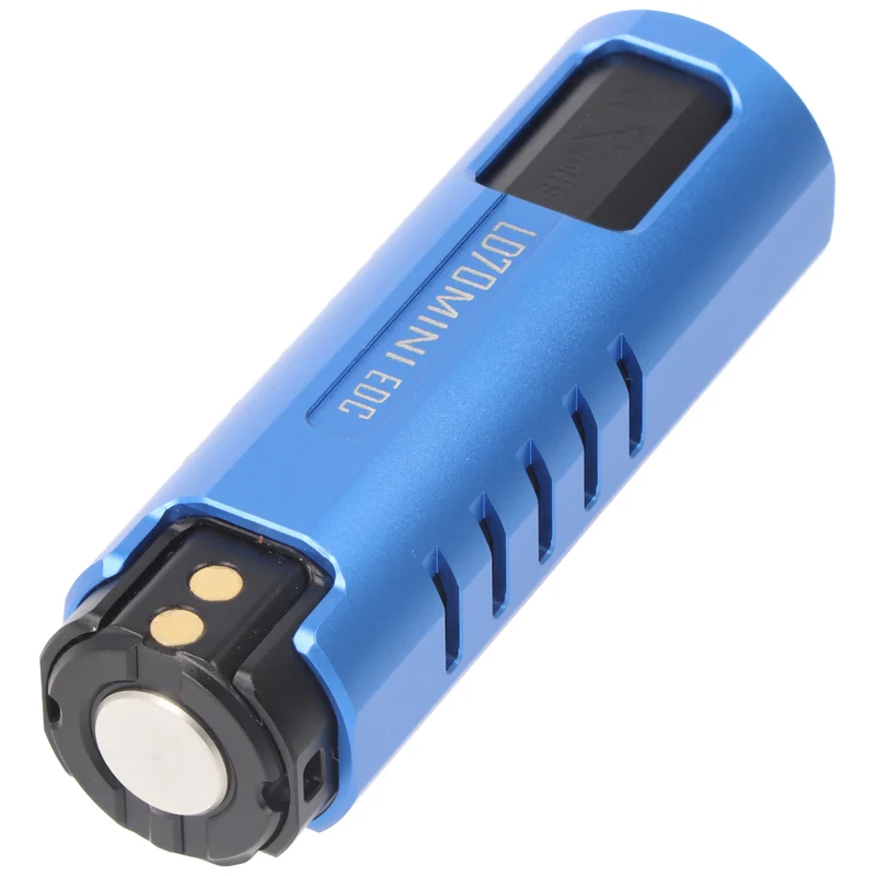 Imalent LD70 Mini EDC LED-Taschenlampe blau mit 4000 Lumen, Leuchtweite max. 203 Meter