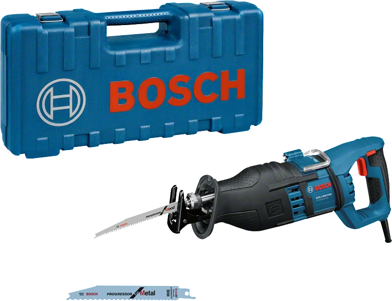 Bosch Professional GSA 1300 PCE Säbelsäge inkl. 2 Säbelsägeblätter 28 mm Hublänge 1300 Watt im Handwerkerkoffer