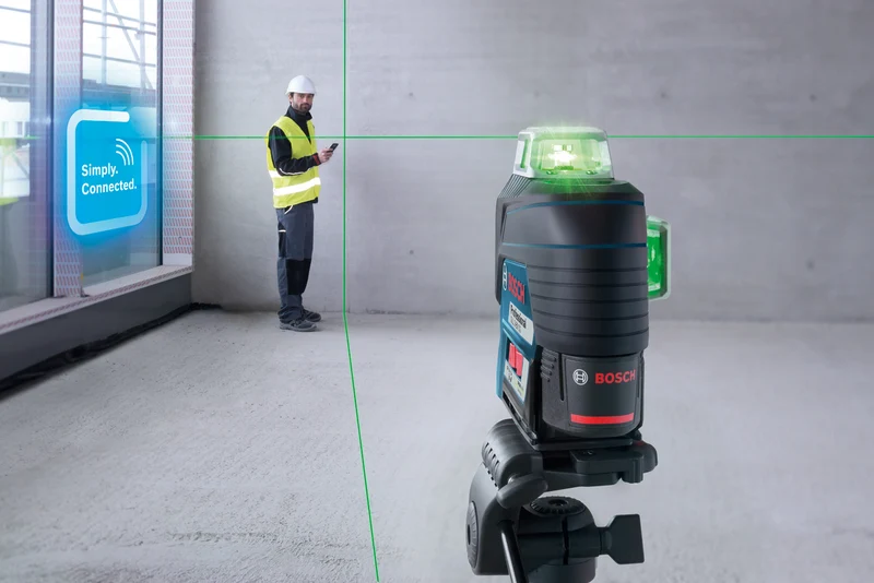 Bosch Professional GLL 3-80 CG Kreuzlinienlaser 1x Akku und Lader in L-Boxx 136 (0601063T00)