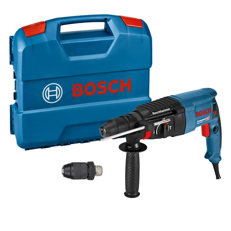 Bosch Professional GBH 2-26 F Bohrhammer (2.7 Joule mit Schnellspannbohrfutter im L-Case)