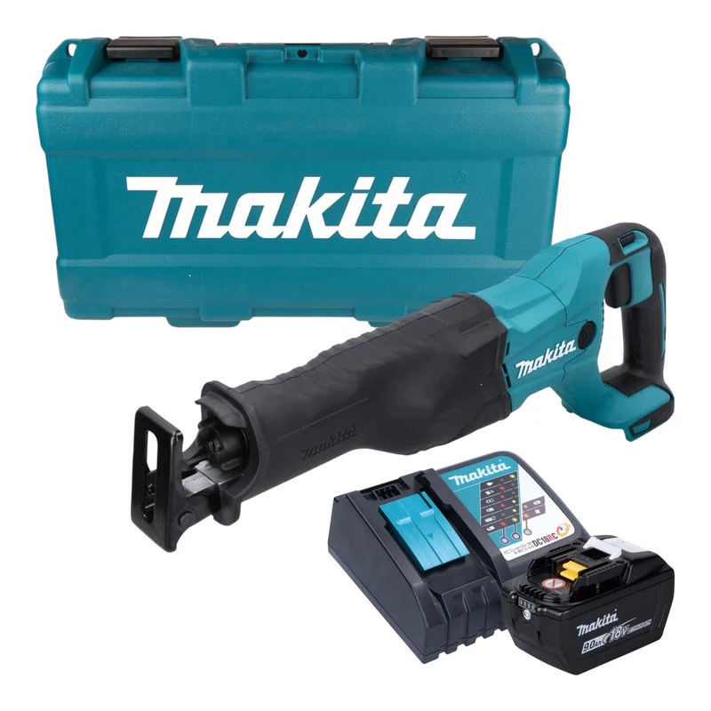 Makita DJR 186 ZK Akku Reciprosäge Säbelsäge 18 V + 1x Akku 9,0 Ah + Ladegerät + Koffer