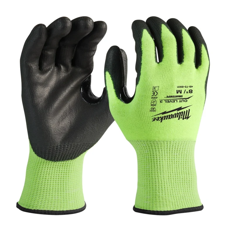 Milwaukee Schnittschutzhandschuhe Klasse 3 Hi-Vis