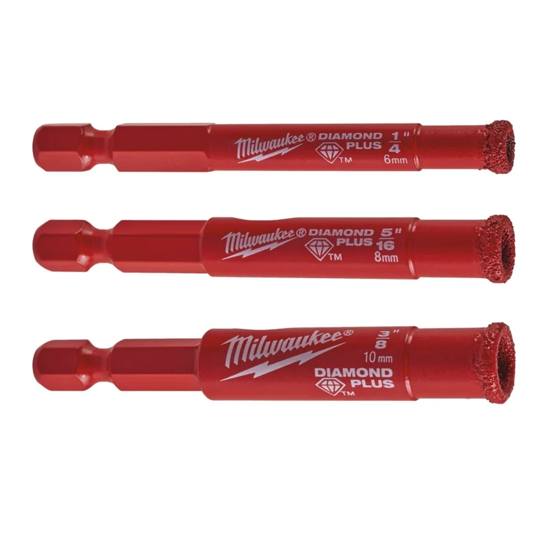 Milwaukee Diamantbohrer 1/4" Hex Diamond Plus