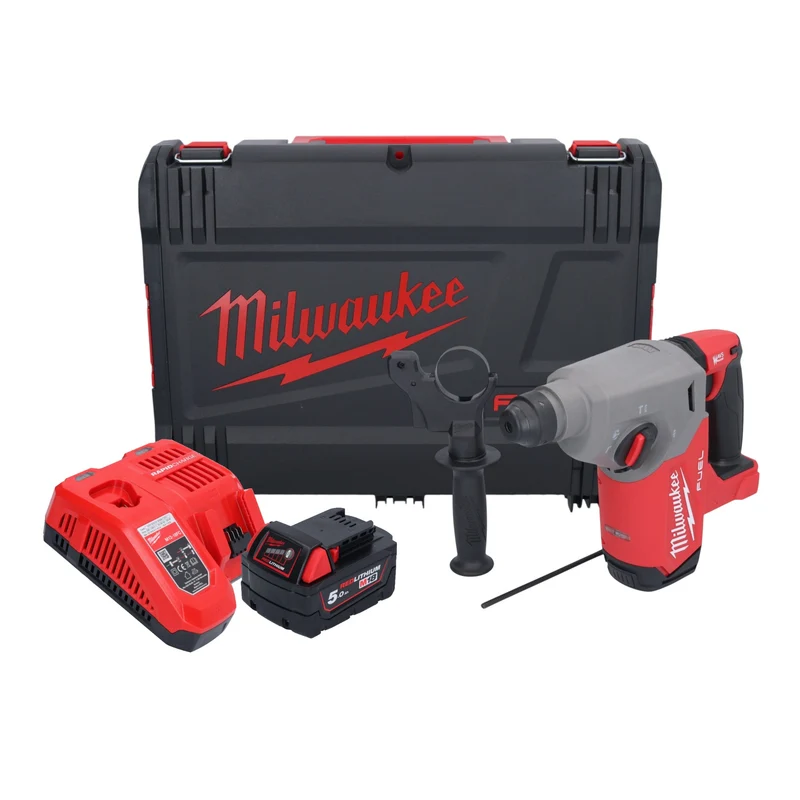 Milwaukee M18 FH-501X Akku Bohrhammer 18 V 2,5 J SDS plus Brushless + 1x Akku 5,0 Ah + Ladegerät + HD Box