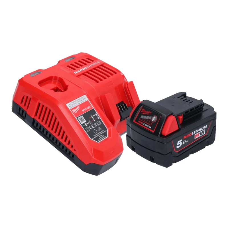 Milwaukee M18 FH-501X Akku Bohrhammer 18 V 2,5 J SDS plus Brushless + 1x Akku 5,0 Ah + Ladegerät + HD Box