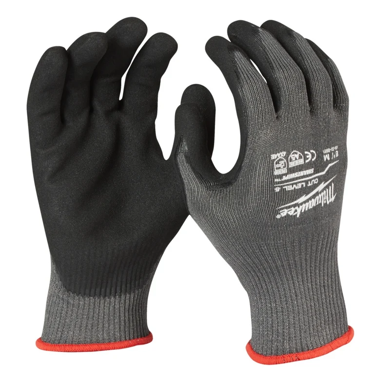 Milwaukee Arbeitshandschuhe Schnittschutz Klasse 5 S/M/L/XL/XXL