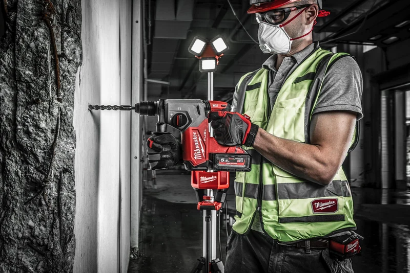 Milwaukee Akku-Kombihammer M18 FHX-0X (SDS plus, Schlagenergie: 2,5 J, Optimiertes Hammerbohren: 6 - 20 mm, ohne Akku in HD Box)