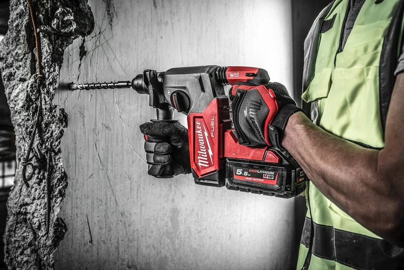 Milwaukee Akku-Kombihammer M18 FHX-0X (SDS plus, Schlagenergie: 2,5 J, Optimiertes Hammerbohren: 6 - 20 mm, ohne Akku in HD Box)
