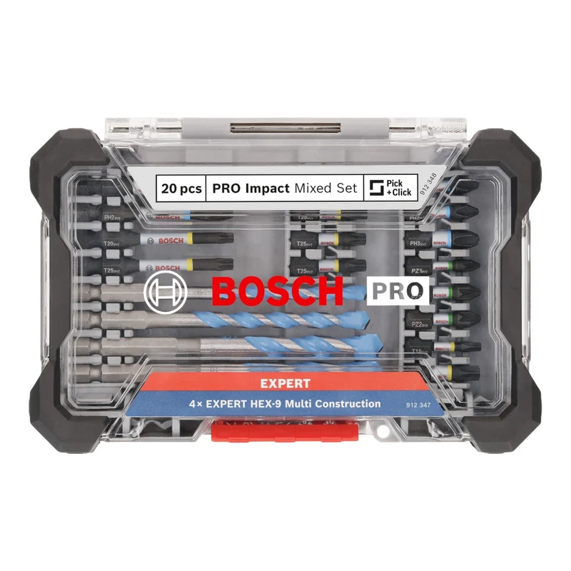 Bosch PRO Impact Mixed Bit und Bohrer Set 20 tlg. ( 2608521U83 ) PH / PZ / TX / 5 / 6 / 8 mm