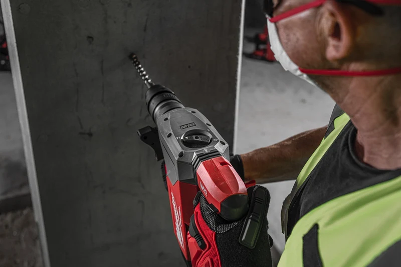 Milwaukee Akku-Kombihammer M18 ONEFHPX-552X (Schlagenergie: 5,0 J, SDS plus, ONE-KEY, mit 2 x 5,5 Ah Akku in HD Box)