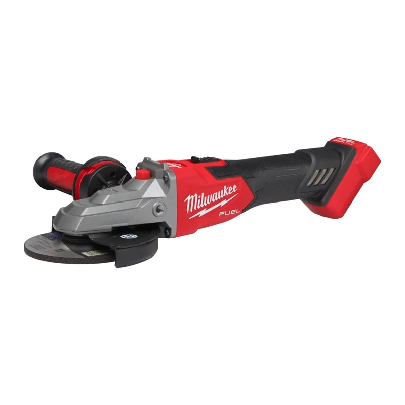 Milwaukee M18 FSAGF125XB-0X FUEL Akku-Flachkopf-Winkelschleifer m. Bremse ohne Akku/Lader in HD-Box