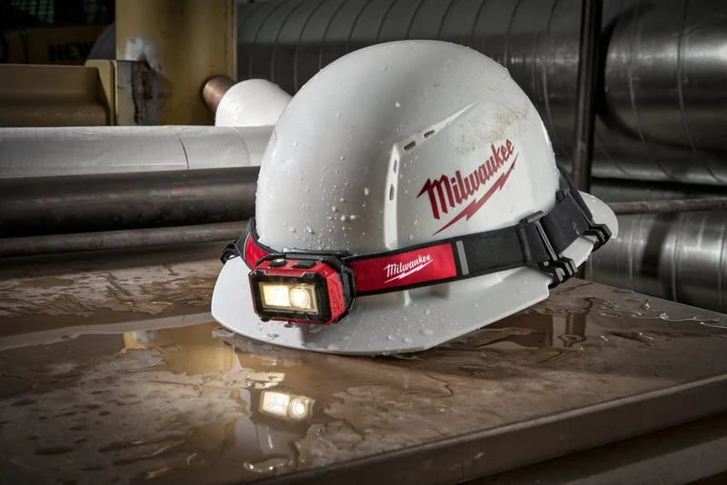 Milwaukee IRHL450 USB-Akku-Kopf-/Stirnleuchte 450 Lumen