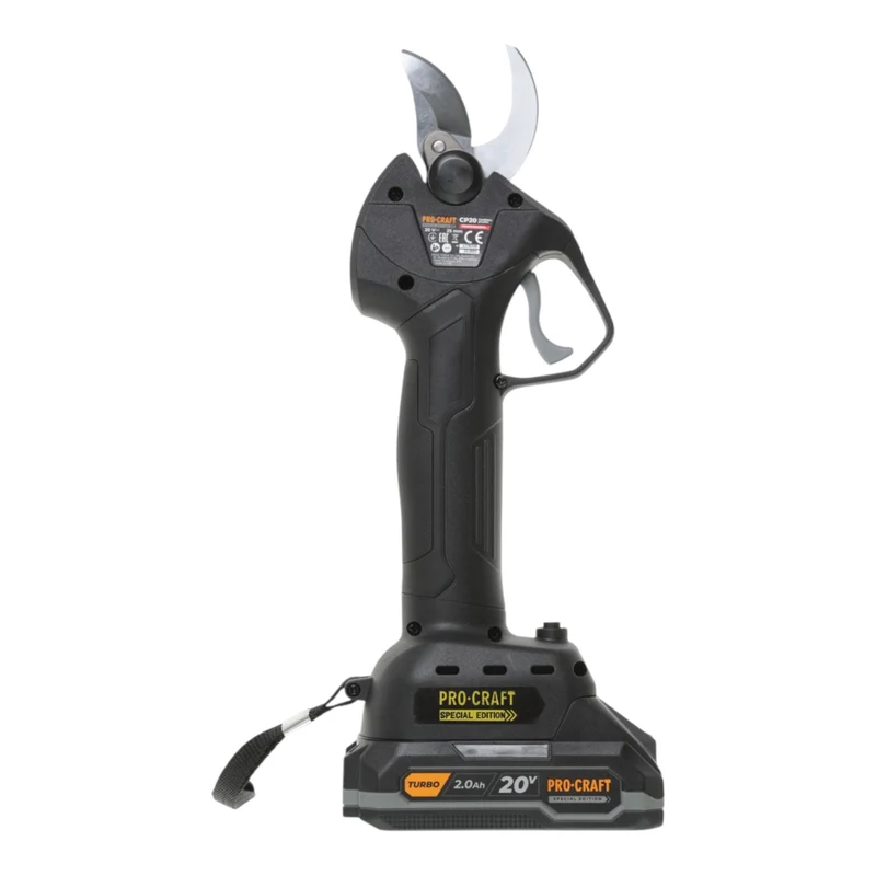 Procraft PS210SET Akku Garten Werkzeug Set Black Edition CCS20 Mini Kettensäge + CP20 Gartenschere 20V Brushless + 2x Akku 2,0 / 4,0 Ah + Ladegerät