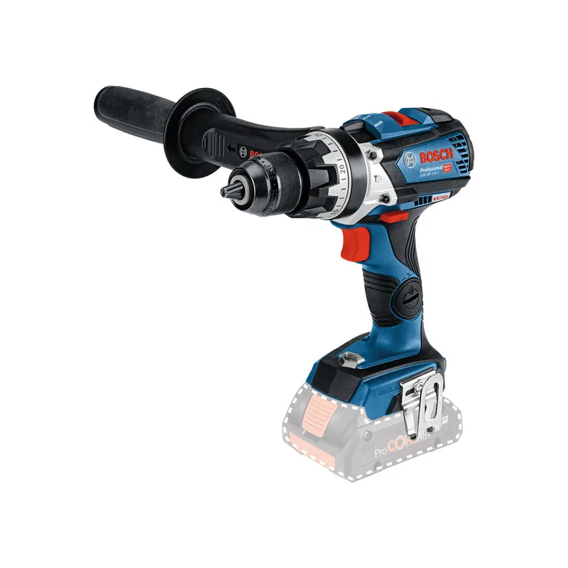 Bosch GSB 18V-110 C Professional Akku Schlagbohrschrauber 18 V 110 Nm ( 0615A500E0 ) Brushless + 2x Akku 5,0 Ah + Ladegerät + 35 tlg. Bit Set + L-Boxx