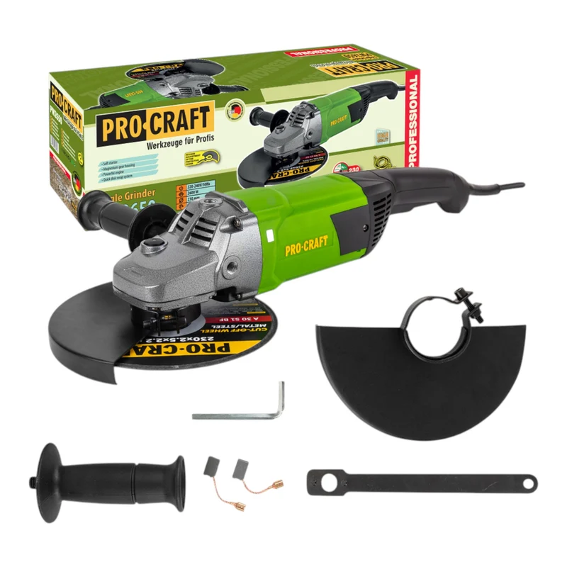 Procraft PW2650 Winkelschleifer 2600 Watt 230 mm