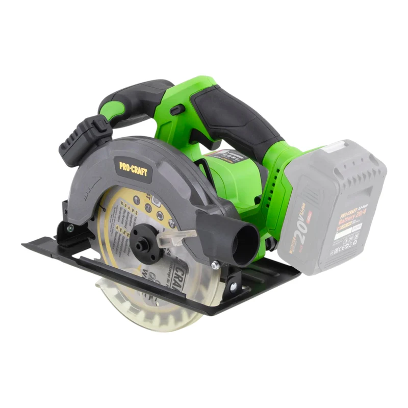 Procraft PCA28bb Akku Kreissäge 20 V 165 mm Brushless + 1x Akku 4,0 Ah - ohne Ladegerät