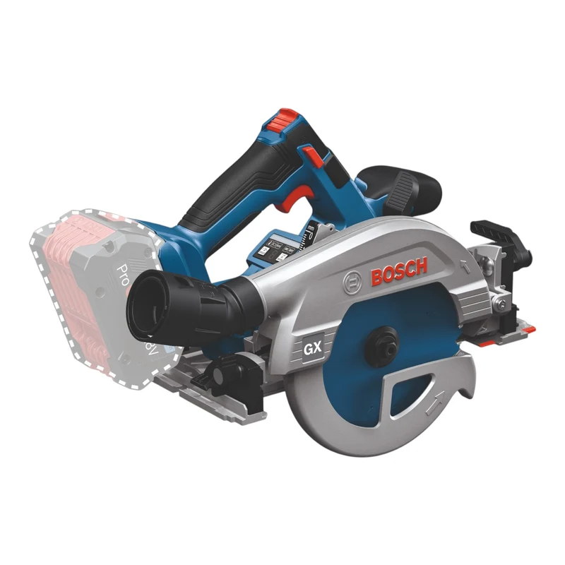 Bosch GKS 18V-57-2 GX Professional Akku Kreissäge 18 V 165 mm Brushless + 2x ProCORE Akku 4,0 Ah + Ladegerät + L-Boxx
