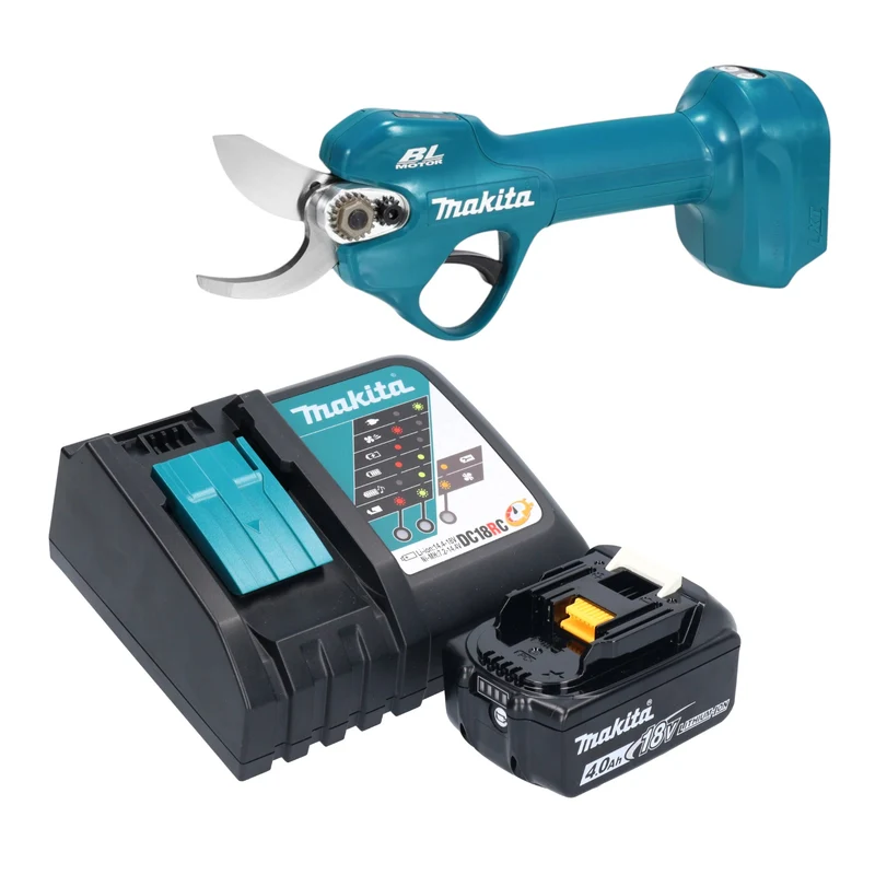Makita DUP 181 RM1 Akku Astschere 18 V 30 mm Brushless + 1x Akku 4,0 Ah + Ladegerät