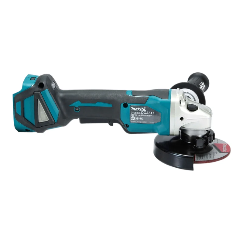 Makita DGA 517 Z Akku Winkelschleifer 18 V 125 mm Brushless + 2x Akku 9,0 Ah + Ladegerät