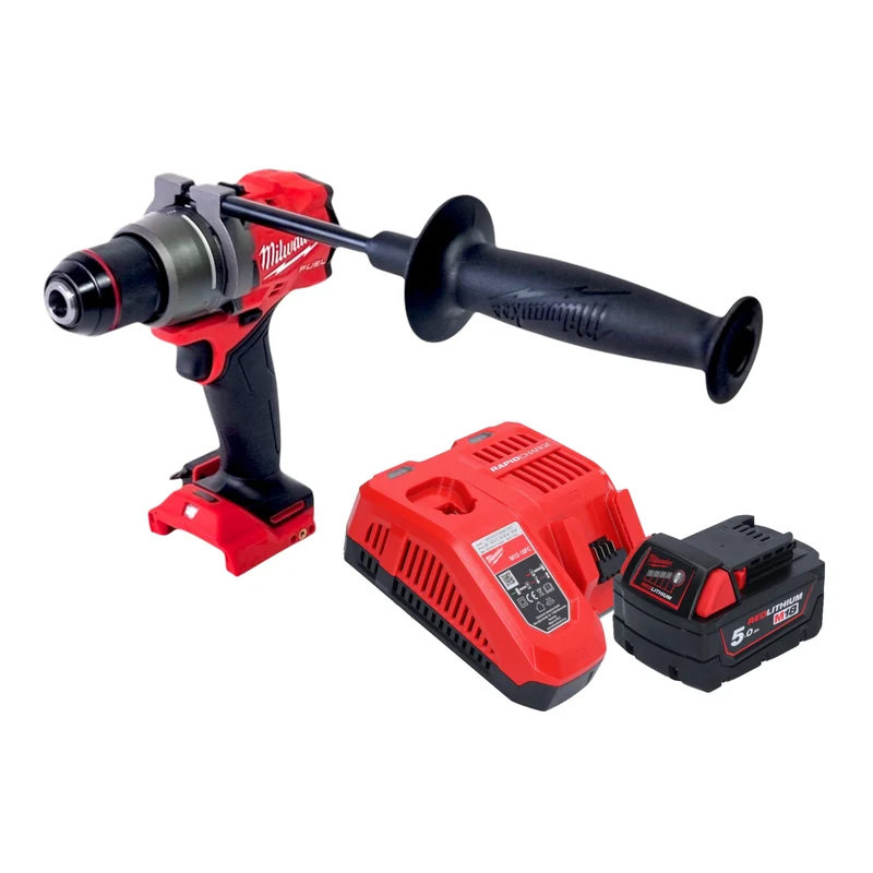 Milwaukee M18 FDD3-501 Akku Bohrschrauber 18 V 158 Nm Brushless + 1x Akku 5,0 Ah + Ladegerät