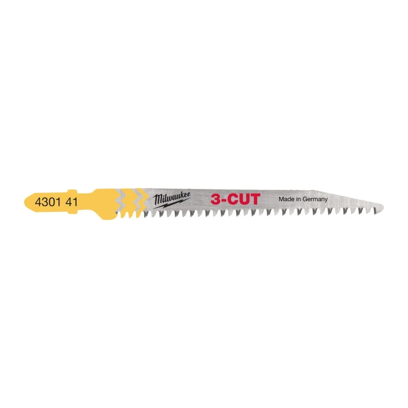 Milwaukee 91 x 2,5 mm 3-CUT T234X Stichsägeblatt Holz schnelle, splitterfreie Schnitte