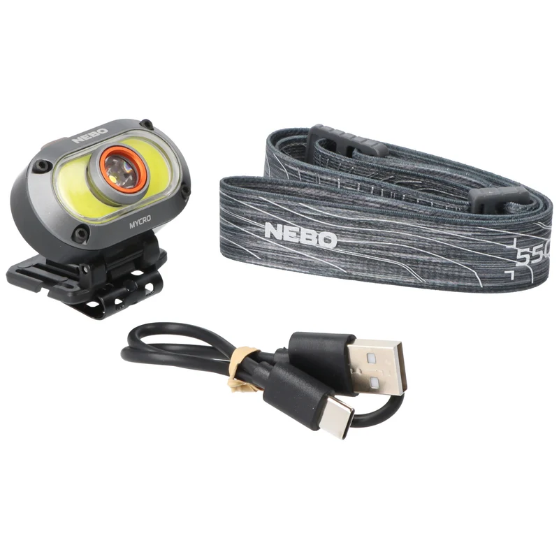 NEBO MYCRO 550 – Wiederaufladbare Stirnlampe