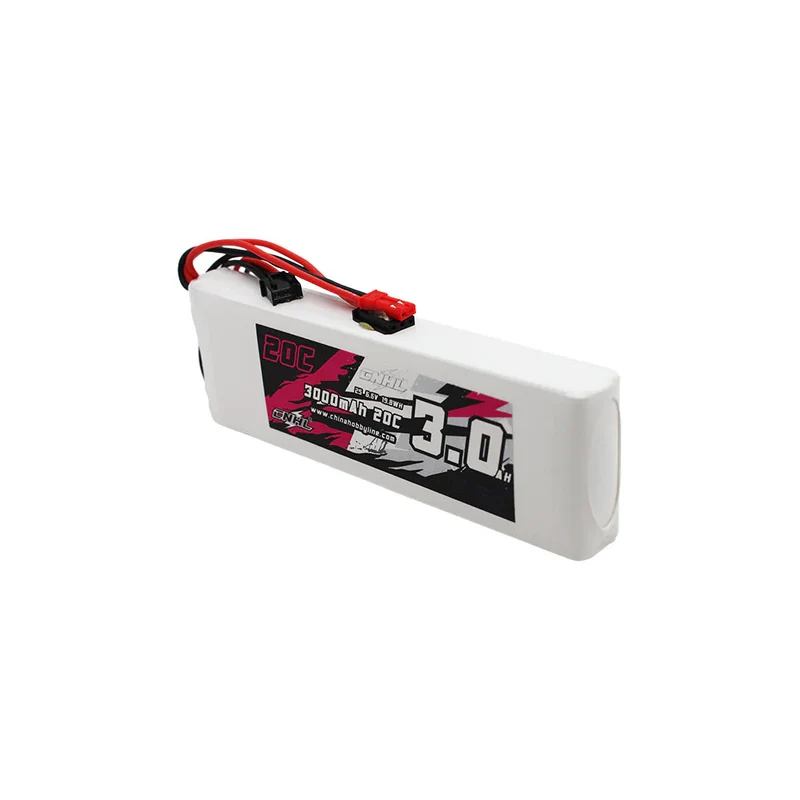 CNHL 3000mAh 6,6V 2S LiFe (LiFePO4) Empfängerakku – JST- und Futaba-Stecker