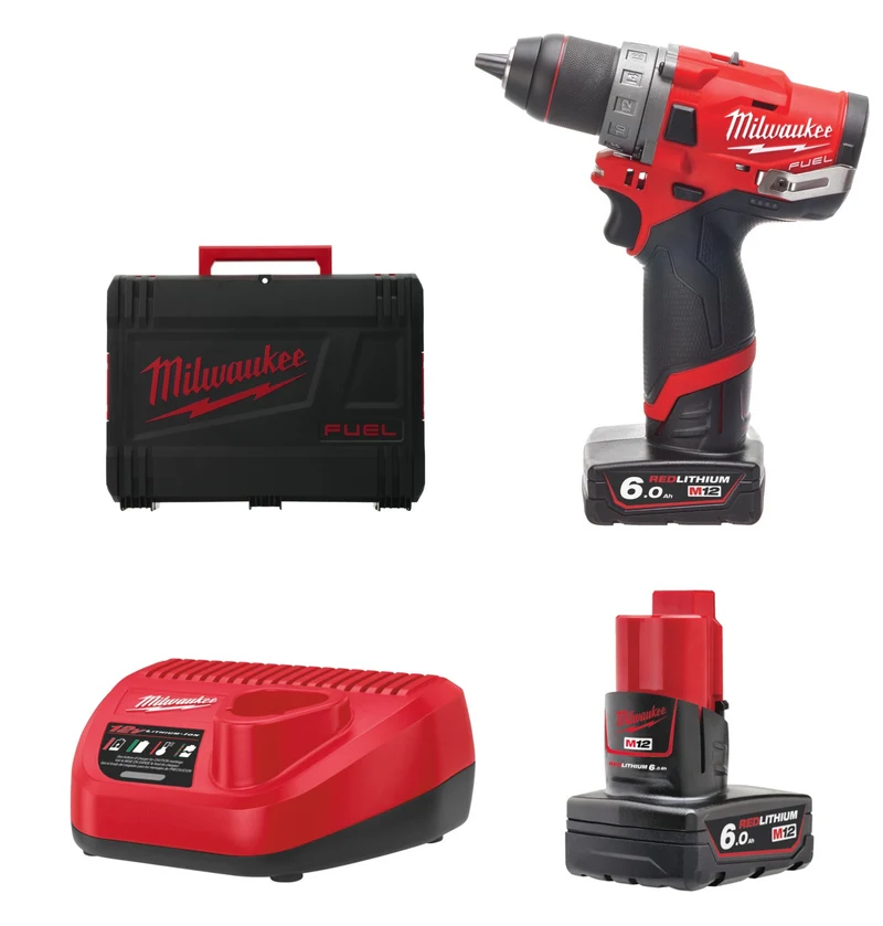 Milwaukee M12 FDD-602X FUEL Akku-Kompakt-Bohrschrauber